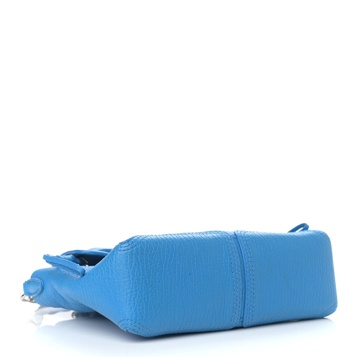Textured Calfskin Mini Pashli Satchel Blue
