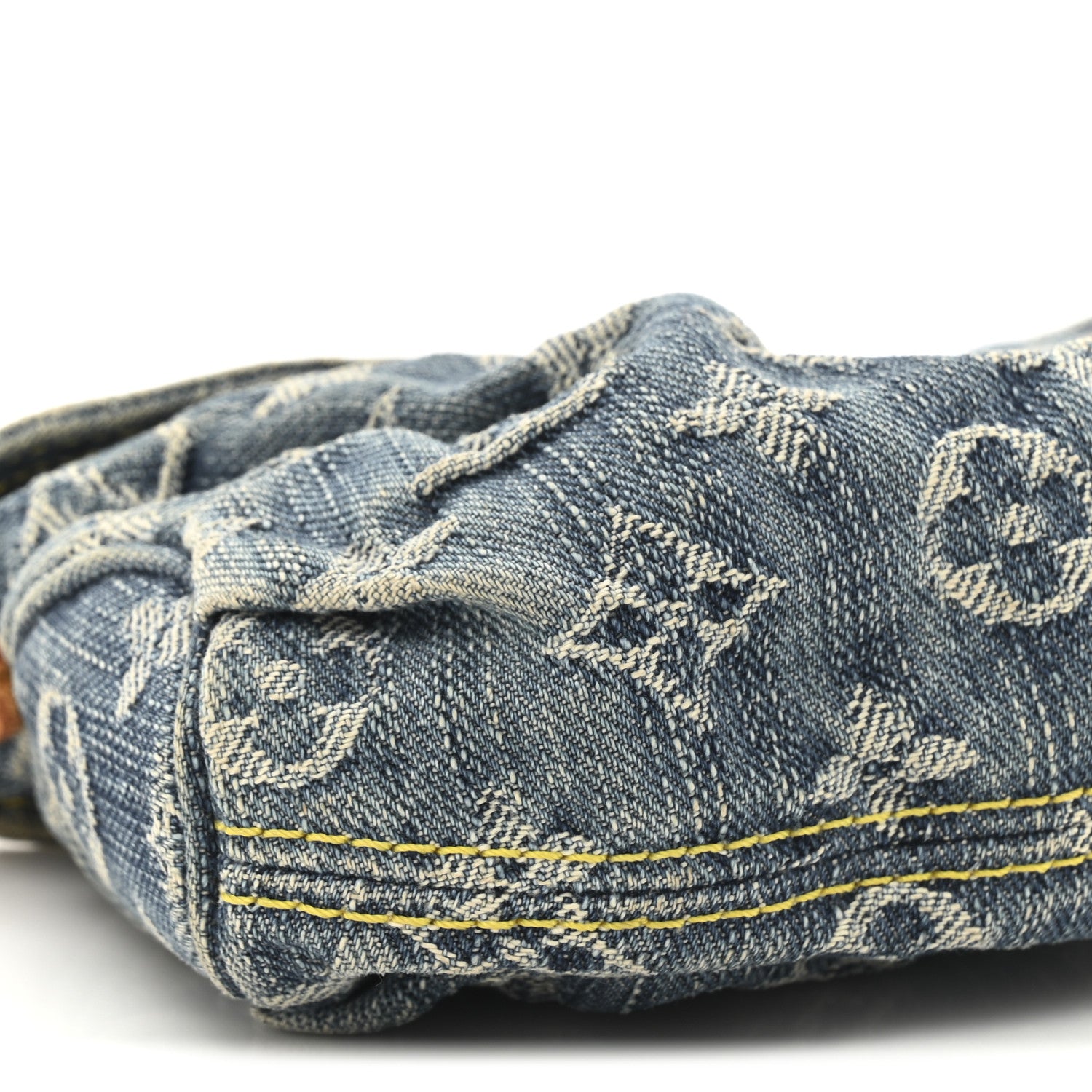Louis Vuitton Monogram Denim Mini Pleaty Blue 9 of 12
