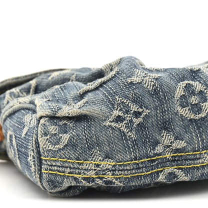 Louis Vuitton Monogram Denim Mini Pleaty Blue 9 of 12