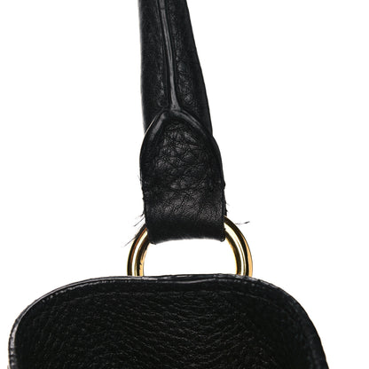 Prada Vitello Daino Side Pocket Tote Black 19 of 25