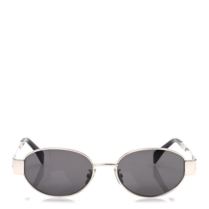 Celine Metal Triomphe 01 Sunglasses CL40235U Silver Black 2 of 7