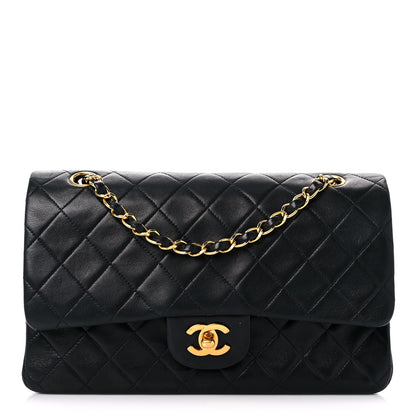 Chanel Lambskin Quilted Medium Double Flap Black 1 of 19