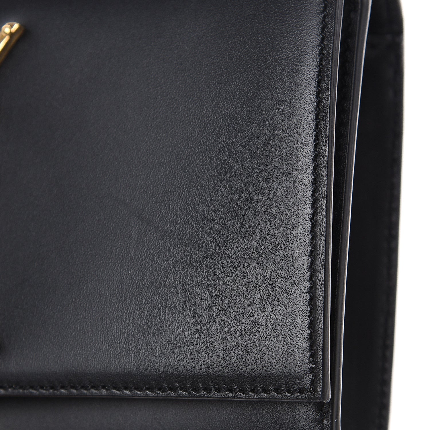 Saint Laurent Calfskin Small Classic Monogram Kate Tassel Satchel Black 10 of 11