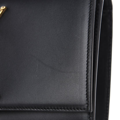 Saint Laurent Calfskin Small Classic Monogram Kate Tassel Satchel Black 10 of 11