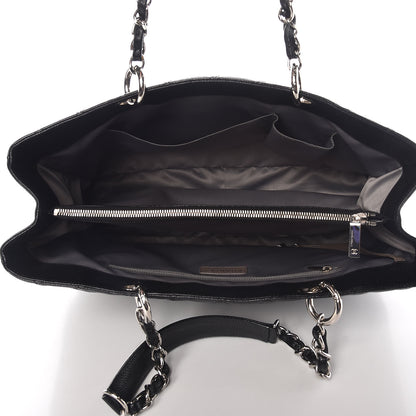 Chanel Caviar Quilted XL Grand Shopping Tote GST Black 5 of 17