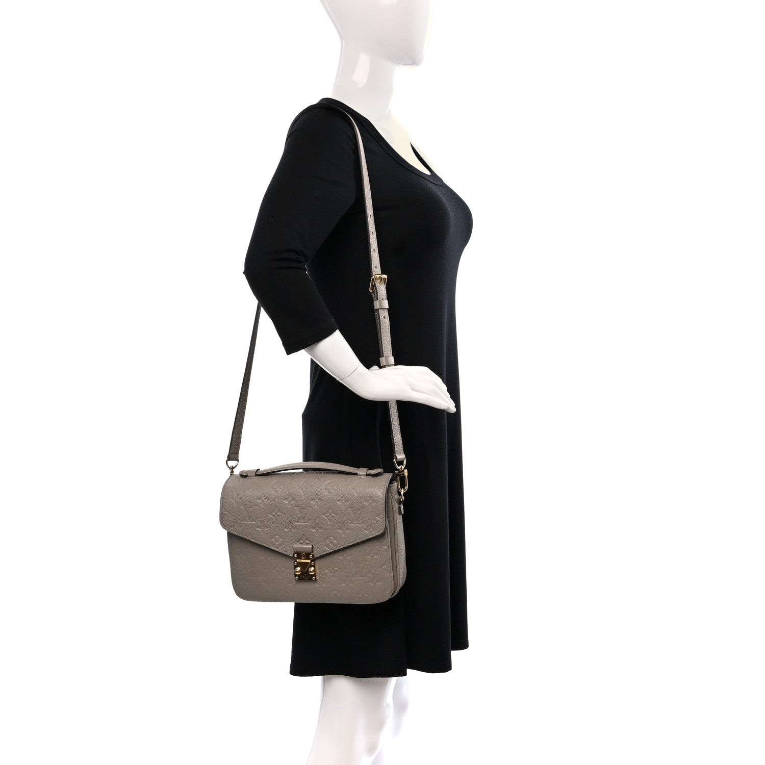 Louis Vuitton Empreinte Pochette Metis Tourterelle 2 of 8