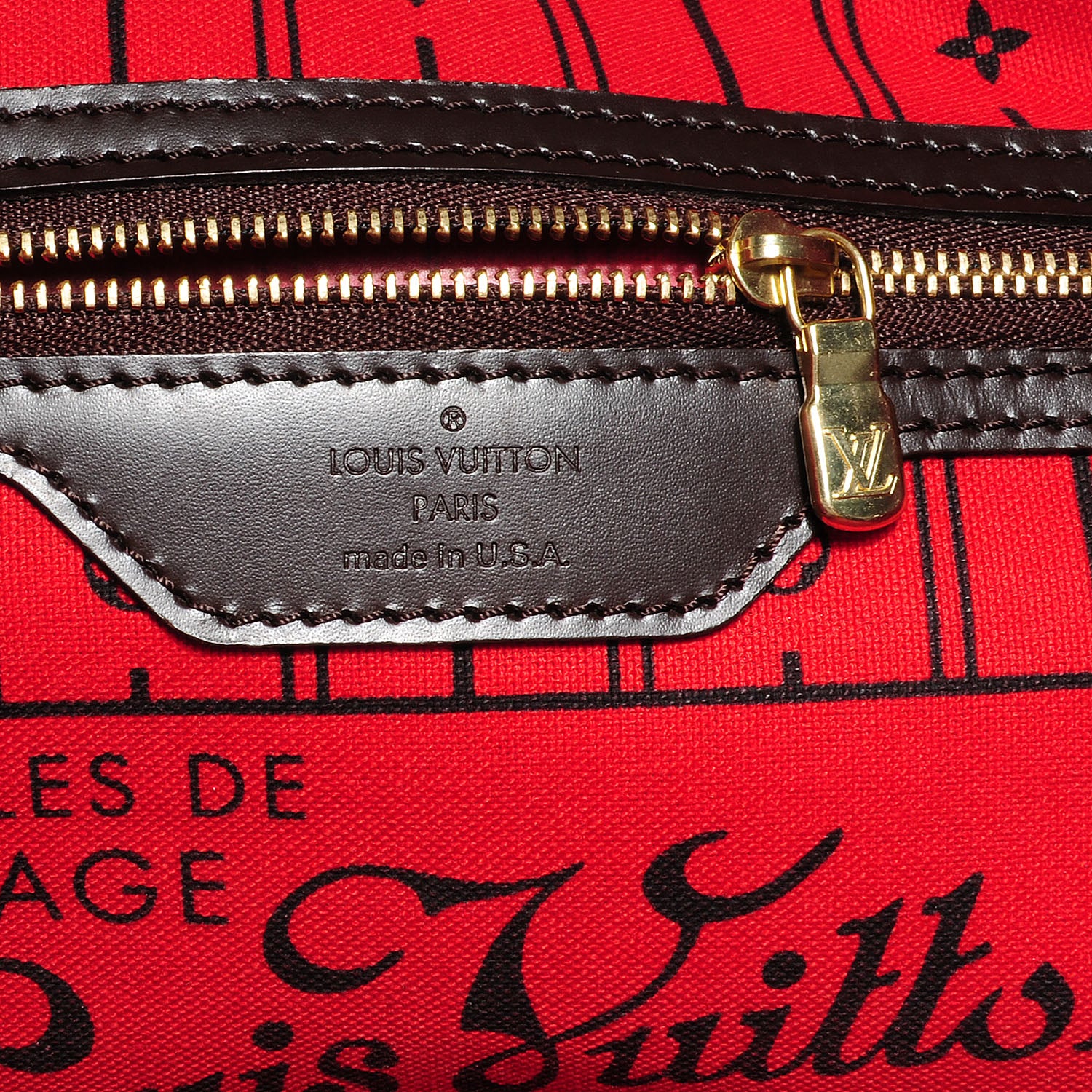 Louis Vuitton Damier Ebene Neverfull PM 6 of 7
