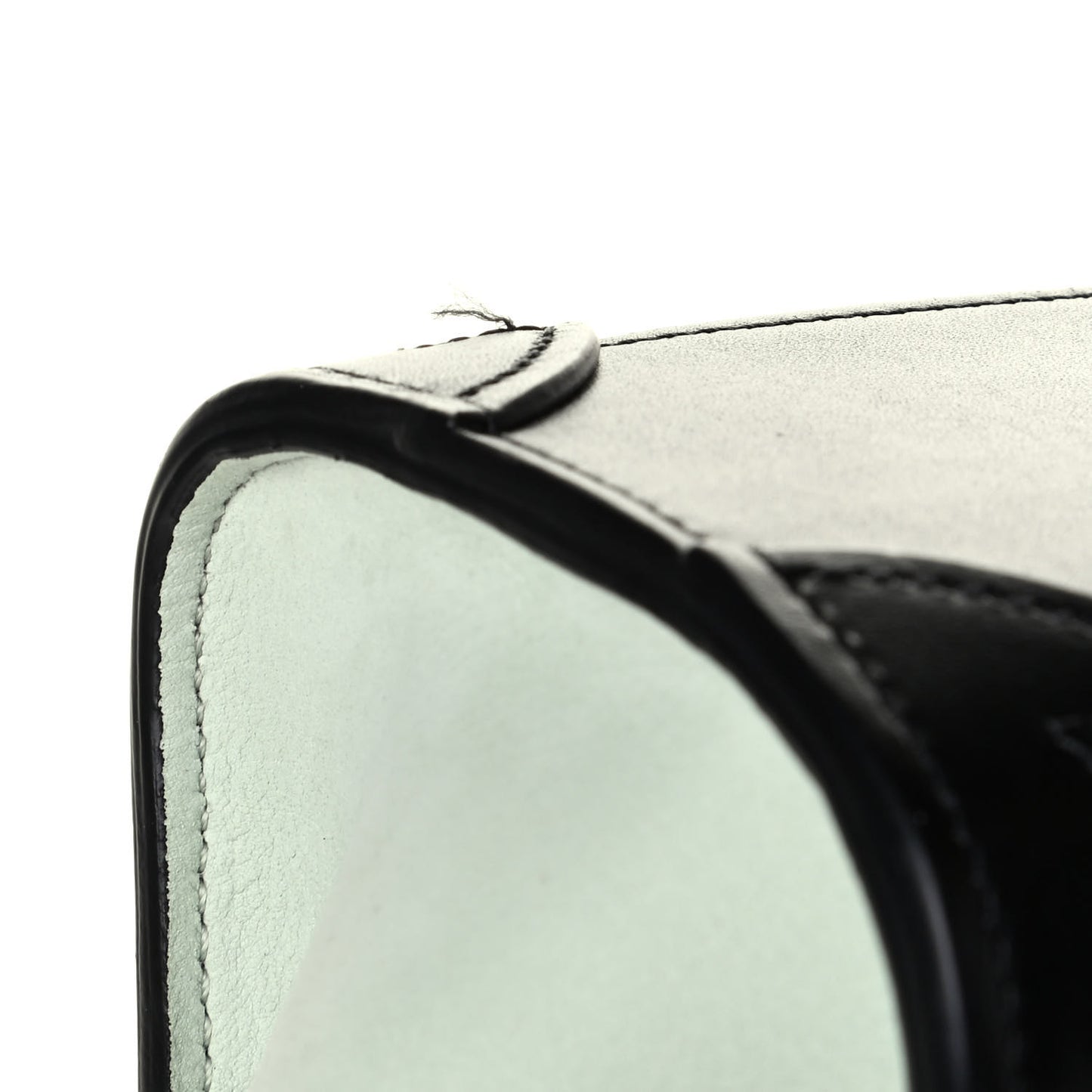 Drummed Calfskin Nano Tri-Color Luggage