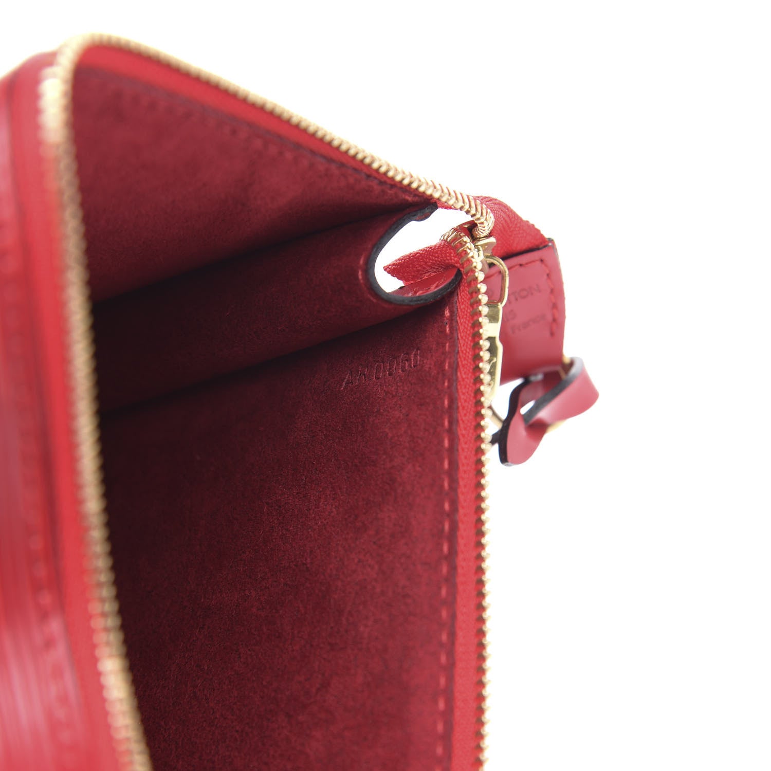 Louis Vuitton Epi Pochette Accessories 24 Castillan Red 9 of 9