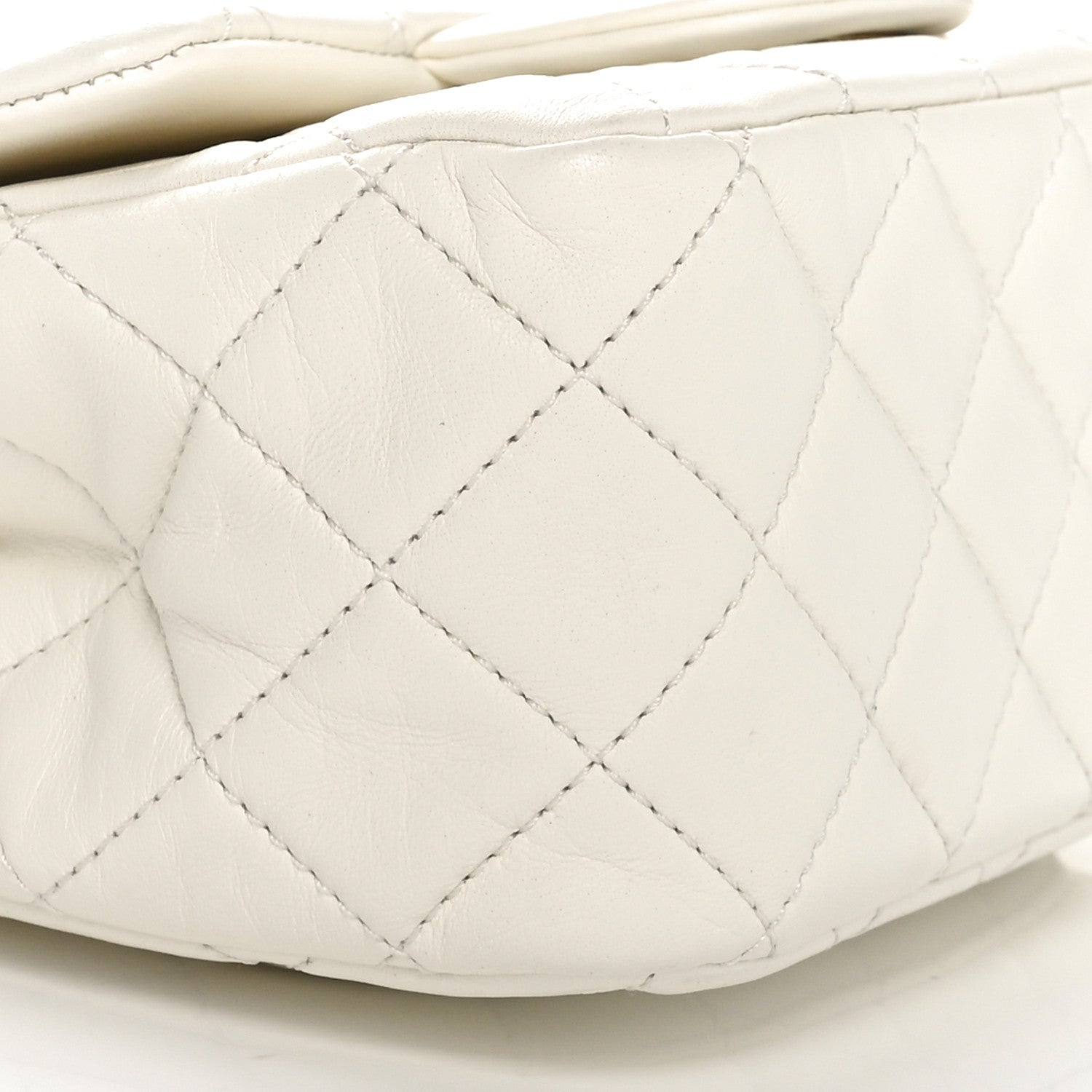 Chanel Lambskin Quilted Mini Pearl Crush Flap White 9 of 11