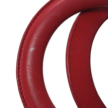 Christian Dior Calfskin Niki De Saint Phalle Medium Supple Lady Dior Red 12 of 15