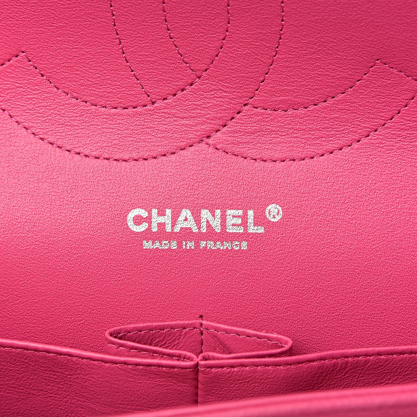 Iridescent Caviar Quilted Jumbo Double Flap Pink