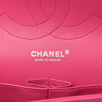 Chanel Iridescent Caviar Quilted Jumbo Double Flap Pink 6 of 16