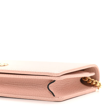 Gucci Dollar Calfskin Mini GG Marmont Chain Wallet Perfect Pink 9 of 11