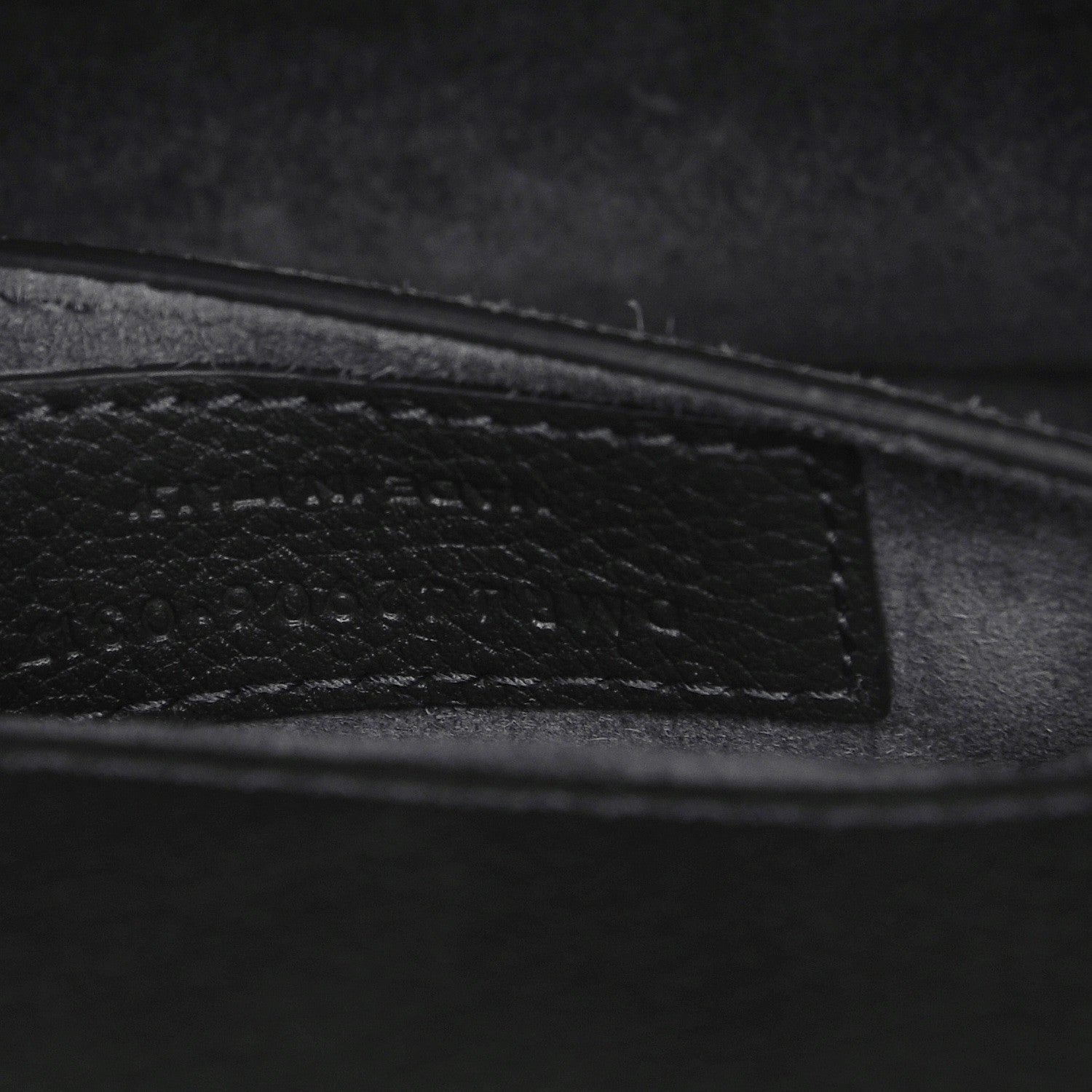 Saint Laurent Grained Calfskin Medium Monogram Sunset Dark Anthracite 7 of 7