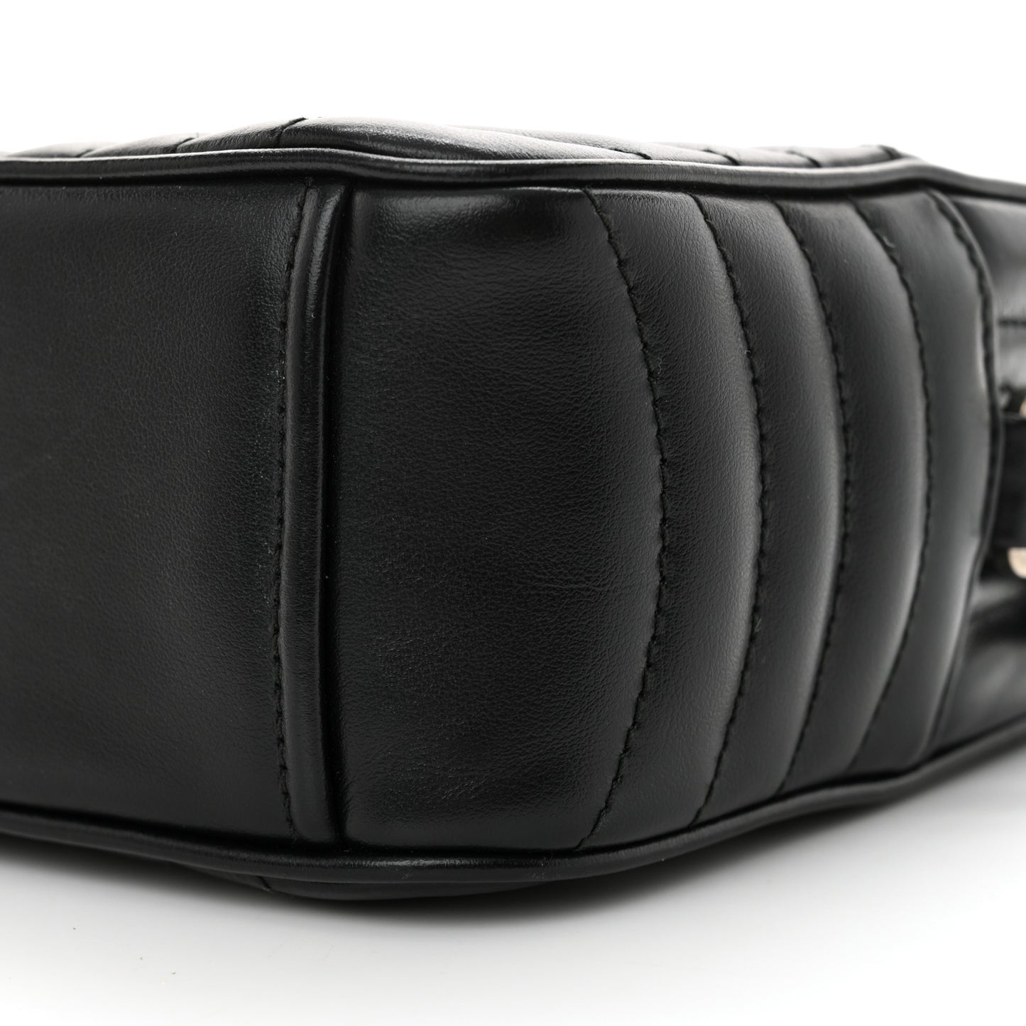 Soft Calfskin Diagramme Camera Bag Black