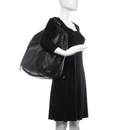 Givenchy Pebbled Calfskin Hobo Black 2 of 10