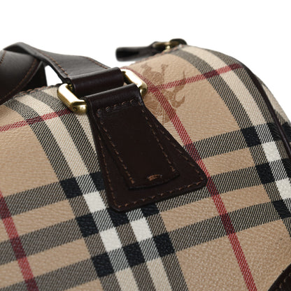 Burberry Haymarket Check Studded Bowler Brown 10 of 10