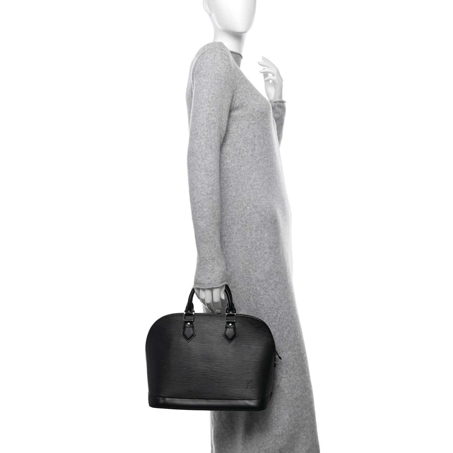 Louis Vuitton Epi Alma PM Black 2 of 10