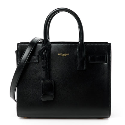 Saint Laurent Calfskin Nano Sac De Jour Black 1 of 12