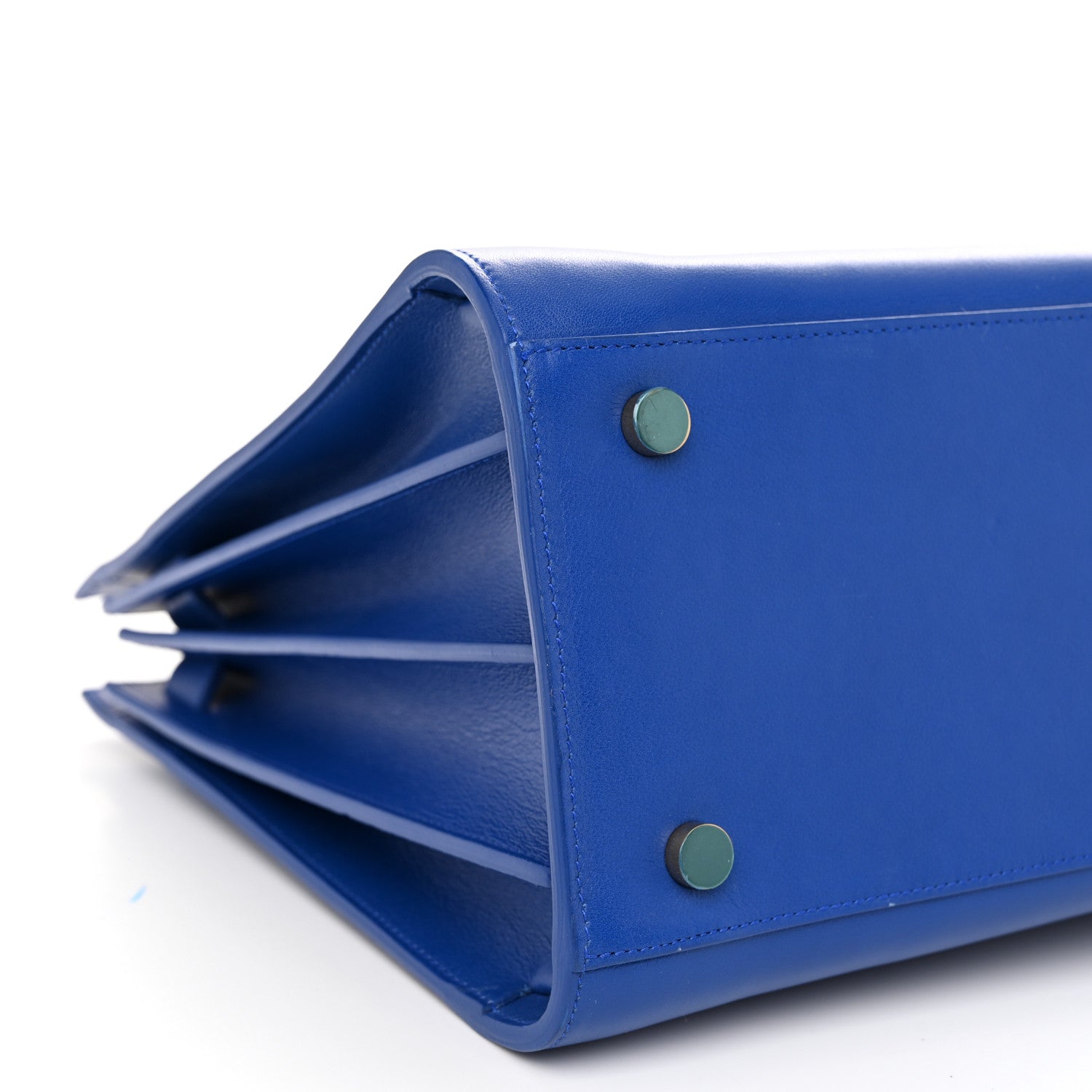 Saint Laurent Calfskin Small Sac De Jour Royal Blue 10 of 11