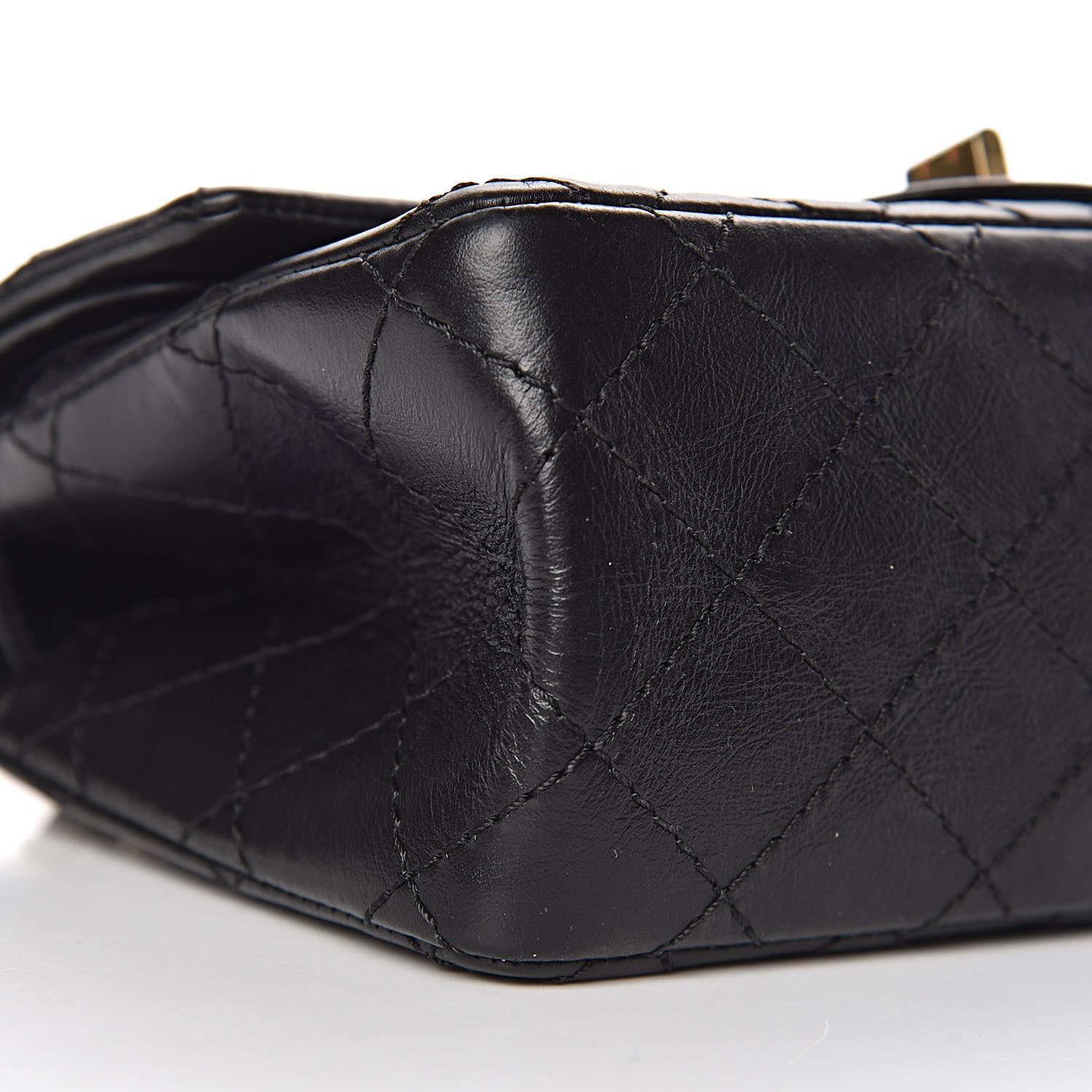 Chanel Aged Calfskin Quilted 2.55 Reissue 224 Flap Black 9 of 11