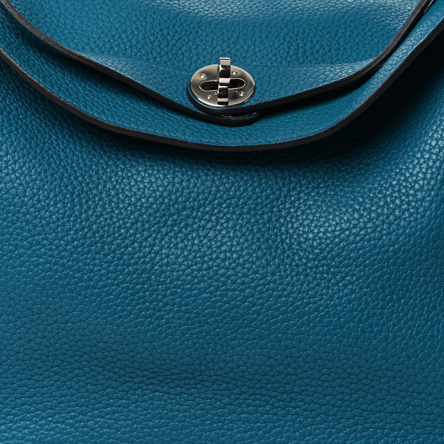 Hermes Taurillon Clemence Lindy 34 Bleu Izmir 7 of 9