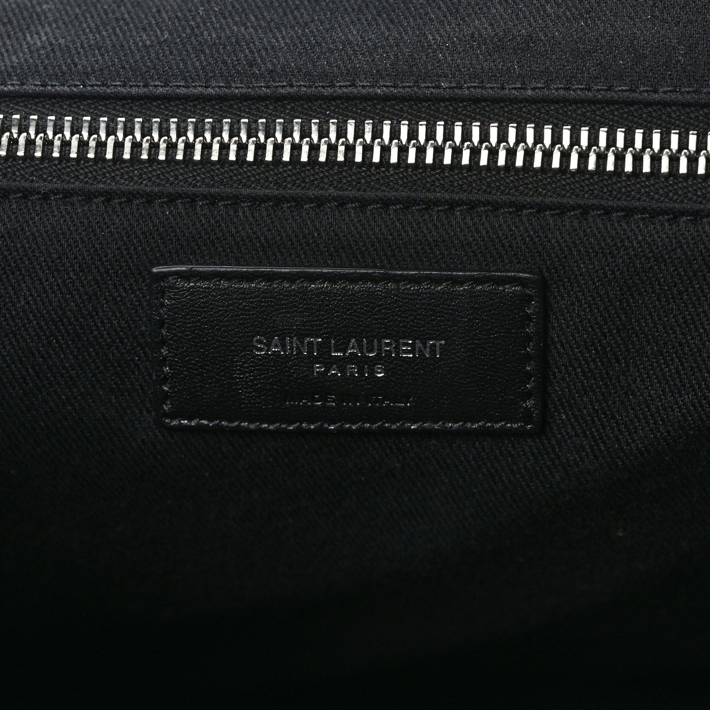 Calfskin Crocodile Embossed Sac De Jour Backpack Black
