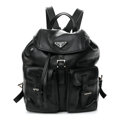 Prada Calfskin Backpack Black 1 of 18