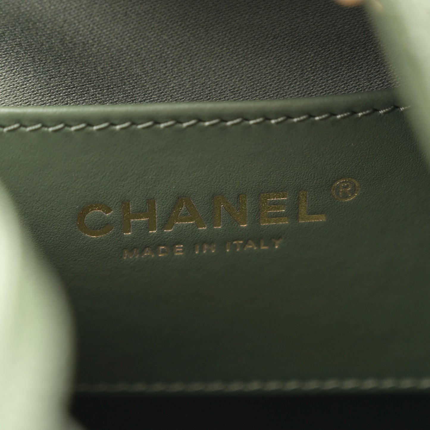 Caviar Quilted Medium Chanel 25 Handbag Khaki