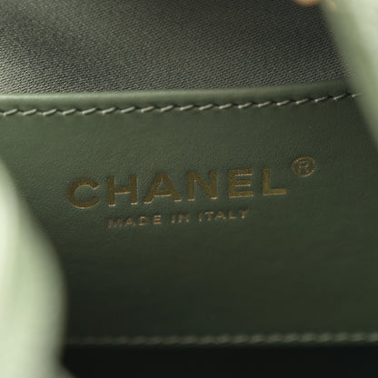 Chanel Caviar Quilted Medium Chanel 25 Handbag Khaki 7 of 11