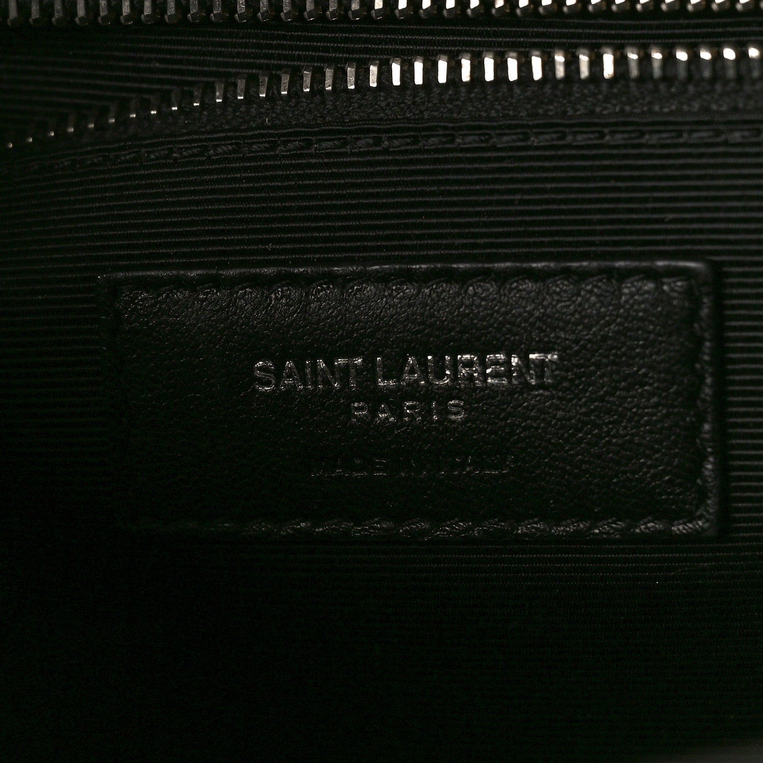 Saint Laurent Grain De Poudre Textured Mixed Matelasse Large Triquilt Monogram Satchel Earth 6 of 8
