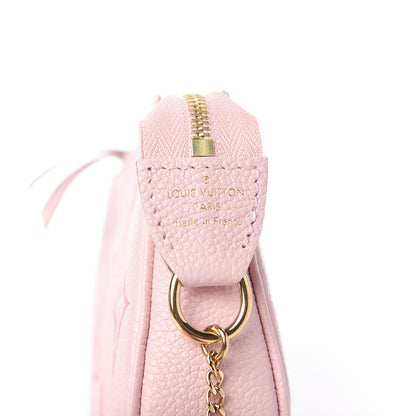 Louis Vuitton Empreinte Monogram Giant By The Pool Mini Pochette Accessories Bouton De Rose 8 of 9