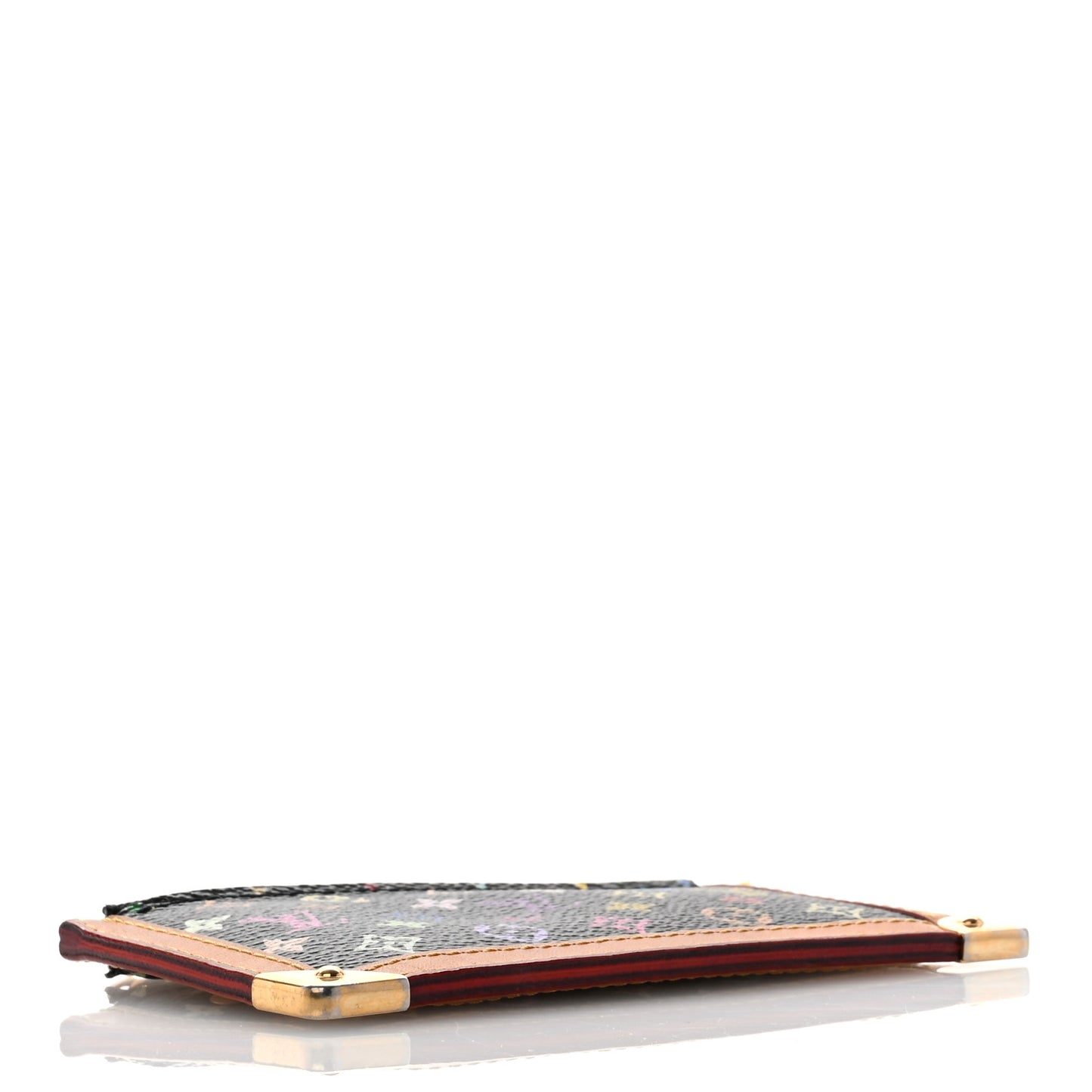 Monogram Multicolor Key Pouch Black