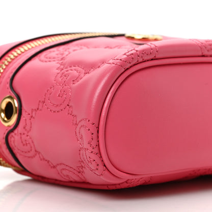 Gucci Calfskin GG Matelasse Mini Top Handle Bag Rhodamine Pink 7 of 8