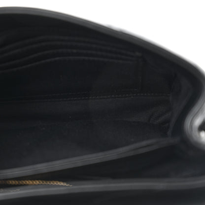 Saint Laurent Calfskin Y Quilted Monogram Toy Loulou Crossbody Bag Black 5 of 14