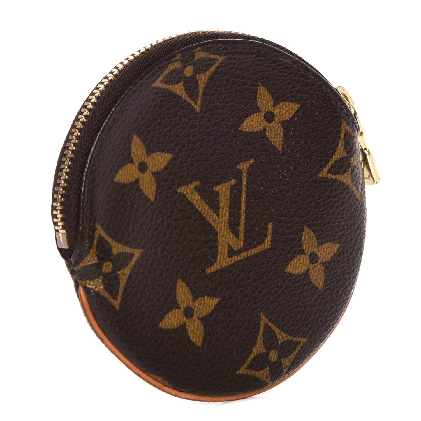 Monogram Round Coin Purse