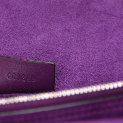 Gucci GG Supreme Monogram Embroidered Small Dionysus Shoulder Bag Purple 8 of 8
