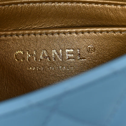 Chanel Lambskin Quilted Mini Pearl Crush Flap Light Blue 6 of 10