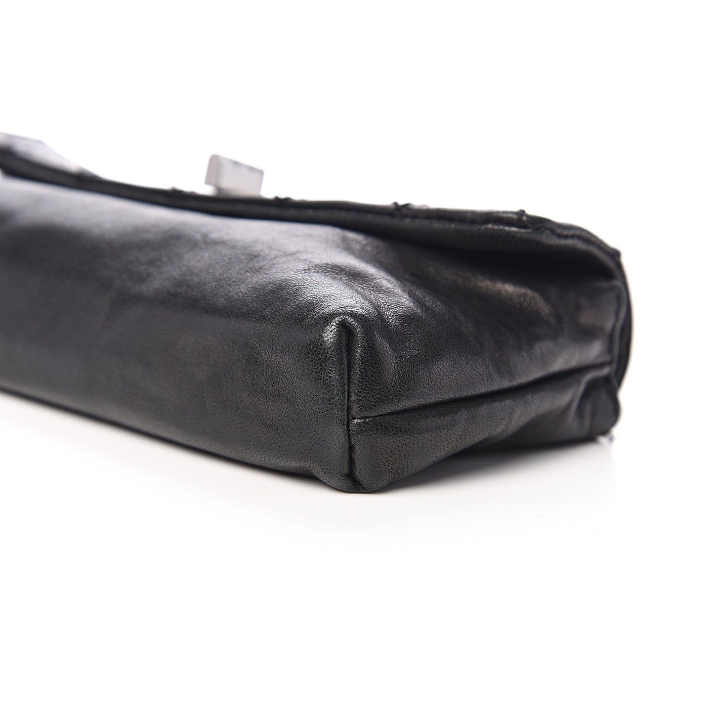 Lambskin Quilted 2.55 Reissue Pouch Black
