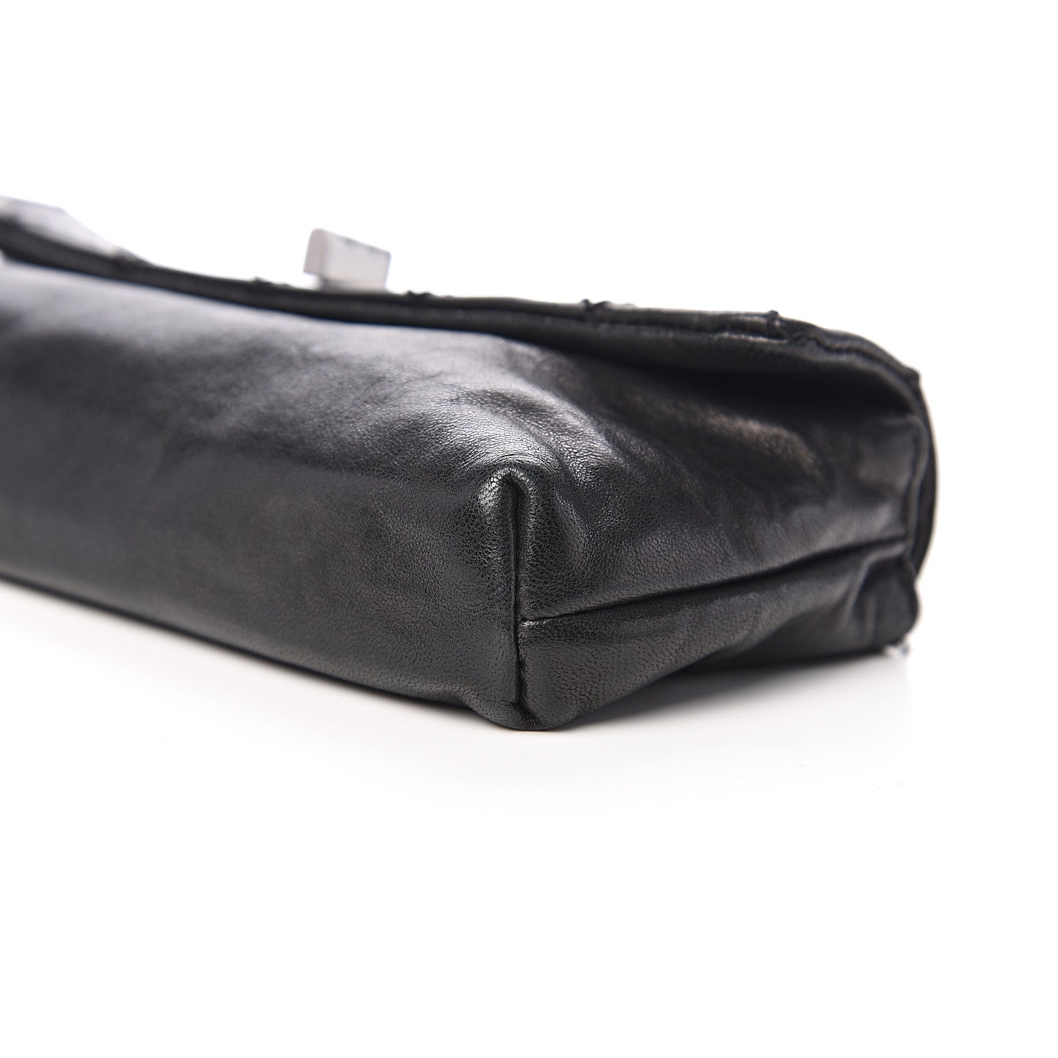 Chanel Lambskin Quilted 2.55 Reissue Pouch Black 9 of 10