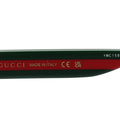 Gucci Acetate Square Frame Web Sunglasses GG0340S Black 5 of 6