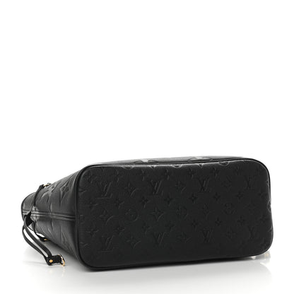 Louis Vuitton Empreinte Monogram Giant Neverfull MM Black 5 of 9