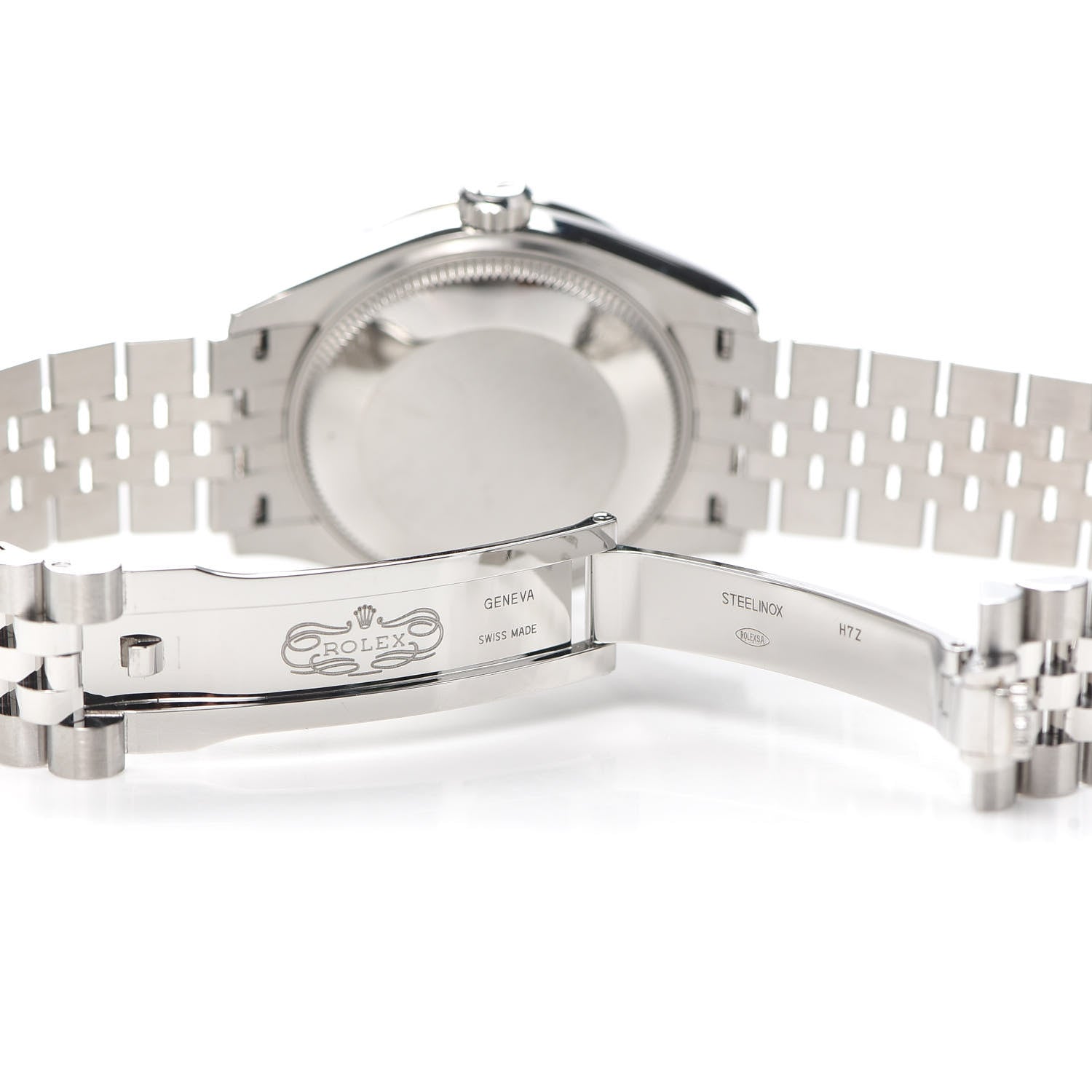 Rolex Stainless Steel 18K White Gold 31mm Oyster Perpetual Datejust Watch Silver 278274 4 of 5