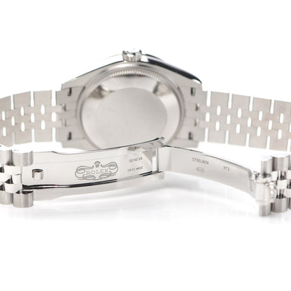 Rolex Stainless Steel 18K White Gold 31mm Oyster Perpetual Datejust Watch Silver 278274 4 of 5