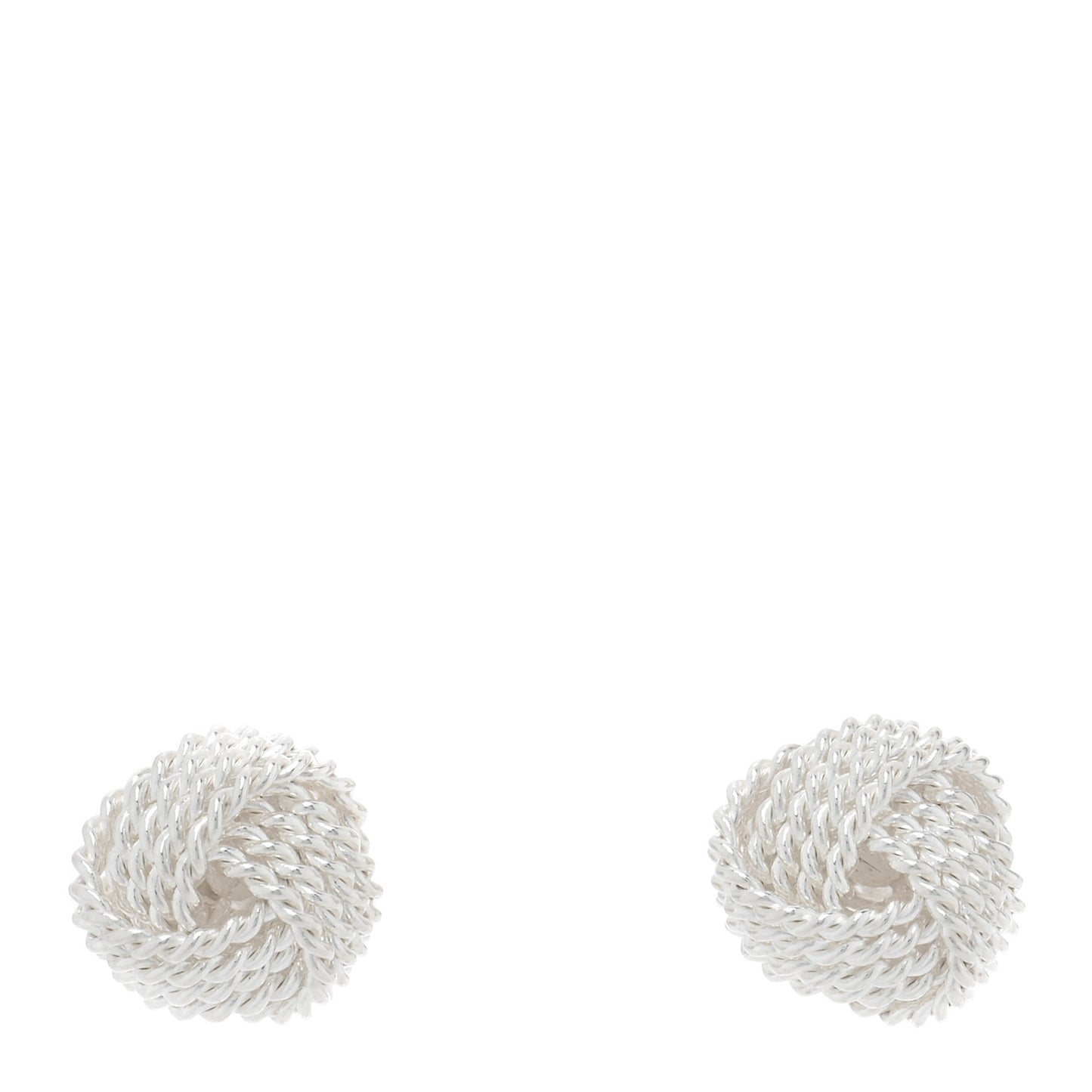 Sterling Silver Twist Knot Earrings