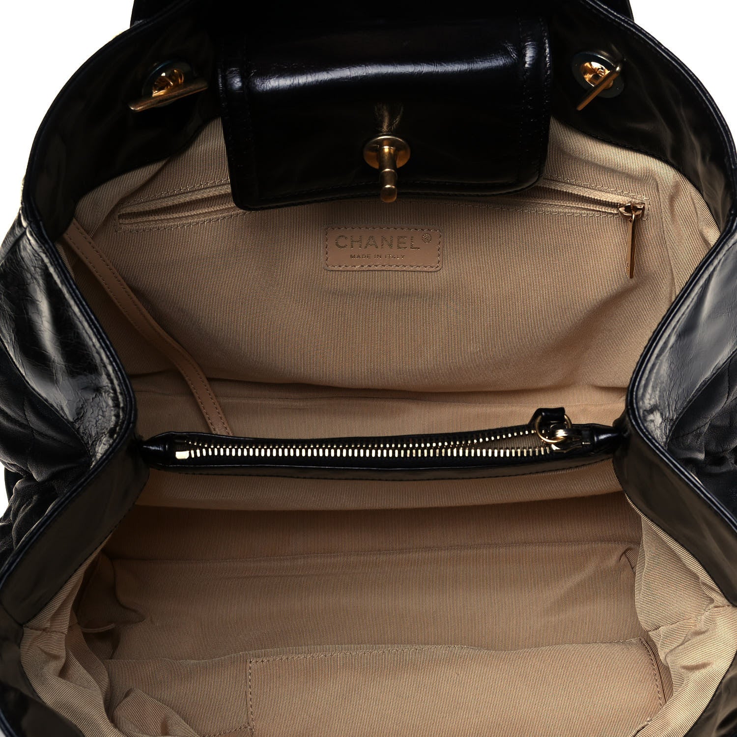 Chanel Iridescent Calfskin Large In the Mix Tote Black 5 of 11