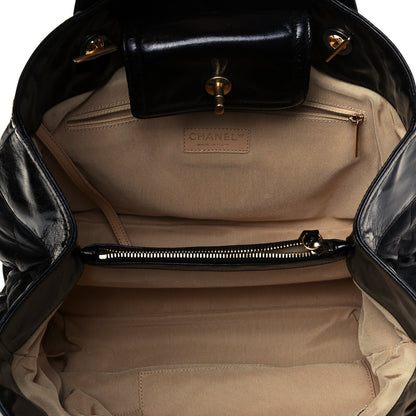 Chanel Iridescent Calfskin Large In the Mix Tote Black 5 of 11