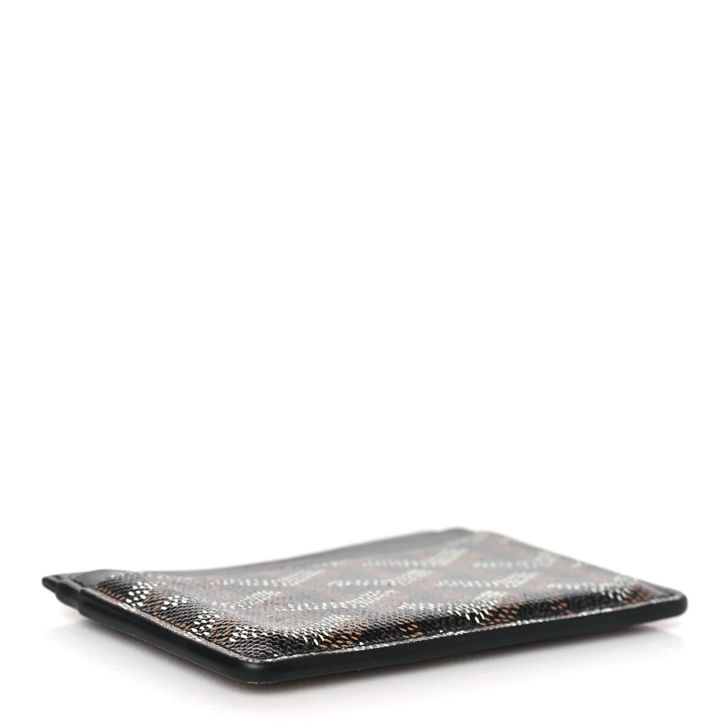 Goyardine Saint Sulpice Card Holder Black
