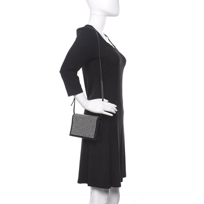 Saint Laurent Textured Patent Crystal Toy Kate Crossbody Black 2 of 10